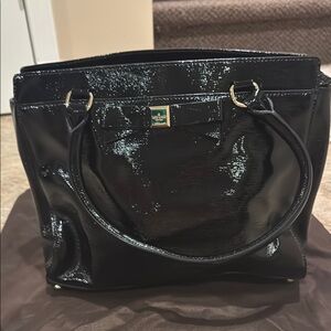 Kate Spade Black Patent Leather Shoulder Bag Looks Brand new!